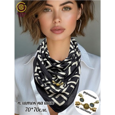 Платок на шею с украшением Артикул 2455/24