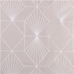 Штора для ванной водоотталкивающая Этель «Geometry», 145×180 см, цвет бежевый, ткань оксфорд, 210гр/м2