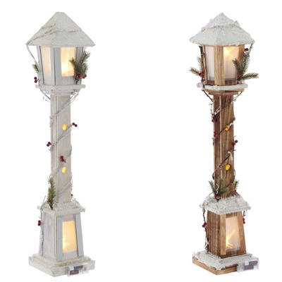 GAEM Изделие декоративное "Фонарь" c подсветкой (2хАА, н/п), L17,5 W17,5 H84 см, 2в.