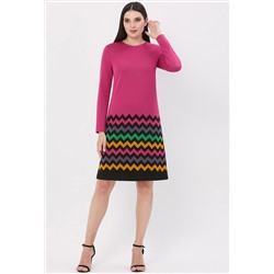 Платье Bazalini 4593 фуксия УЦЕНКА