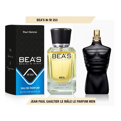 Beas M253 Jean Paul Gaultier Le Male Le Parfum For Men edp 50 ml, Парфюм мужской Beas M253 создан по мотивам аромата Jean Paul Gaultier Le Male Le Parfum