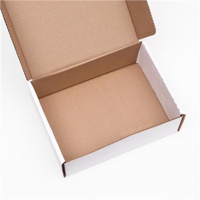 Коробка складная, белая, для подарков, хранения и отправки посылок, 27×21×9 см