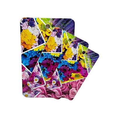 Разделочные доскм 3 размеров (Натуральное дерево и верх цветная термоплёнка) тип 1