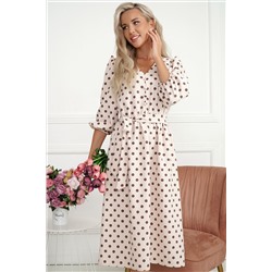 Платье Розетта (бежевое) П14113-45М