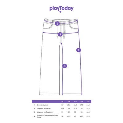 Джинсы утепленные для девочки