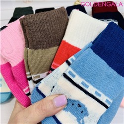 Детские варежки теплые с начесом длина 15 см Арт 3 тип 1/1