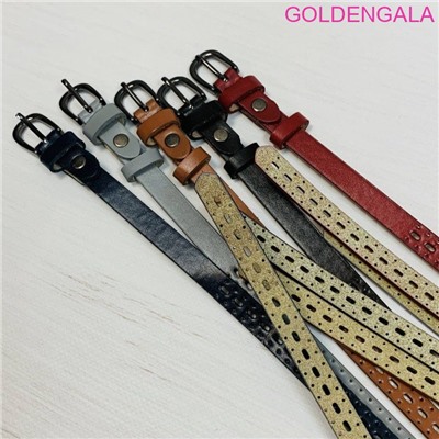 Ремень женский из экокожи 114 см Р 12 тип 1