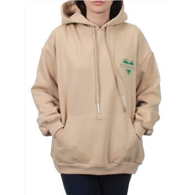 2805 BEIGE Худи женское (95% хлопок, 5% спандекс)