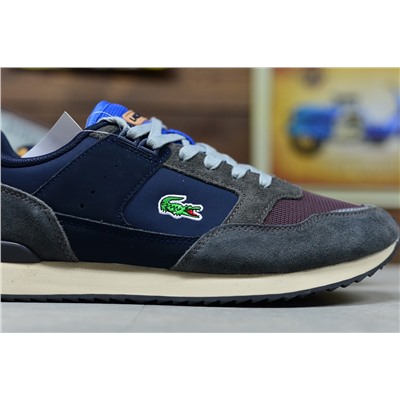 lacoste partner piste из натуральной замши и текстиля