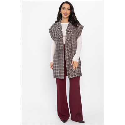 Жилет костюмный из твида Жюлли (кофе) Б14489-4М