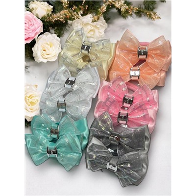 Бантик на эластичной резинке Корея 2 шт Арт 11 модель 6