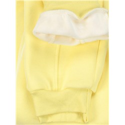 07 YELLOW Брюки спортивные женские на флисе (100% хлопок) 7986