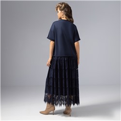 Платье комбинированное с кружевом, Откровенный шик (магия)