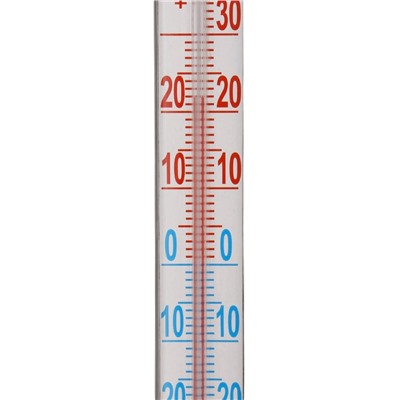 Термометр уличный, жидкостный, оконный, на липучках, белый