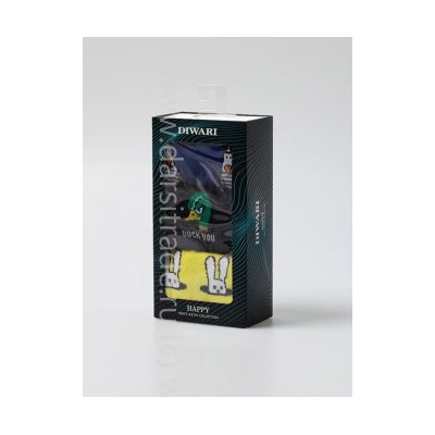Носки мужские 17С-151СП 782 "DiWaRi" Happy Conte [3 пары] Дроп х/б