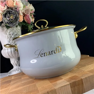 776-039 Кастрюля эмалированная 5л. с крышкой 24см. MIGUEL в под.уп.(х6)