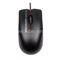 Мышь проводная NAKATOMI Navigator Optical MON-03U 3 кнопки (черная)