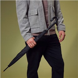 G801-01 Black (Черный) Зонт мужской трость Fulton