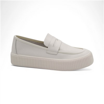 Туфли натуральной кожи PDH268-2 белые