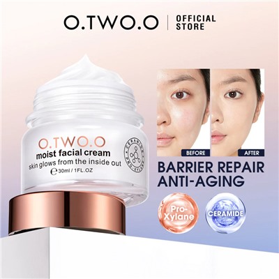 Дневной крем O.TWO.O Skin Care Day Cream Moist Facial Cream Moisturizing Refreshing Day Cream увлажняющий 30 ml
