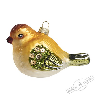 Лимонная иволга (стекло) 10х5,5х5,5 см