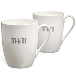 НАБОР КРУЖЕК LEFARD "TET-A-TET" 2 ШТ. 440 МЛ (КОР=24НАБ.)