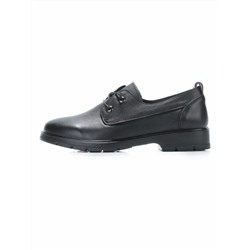 03-5077 BLACK Полуботинки женские (натуральная кожа)
