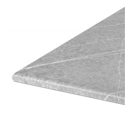 Обеденная группа SHT-DS322
                        серый мрамор / альпийский бирюзовый / хром лак