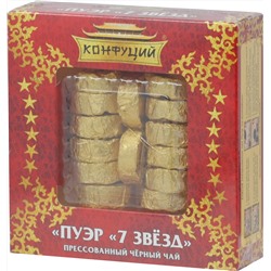 Конфуций. Пуэр. 7 Звезд 100 гр. карт.упаковка