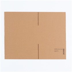 Коробка складная, бурая, для упаковки, хранения и переезда, 30×25×17 см