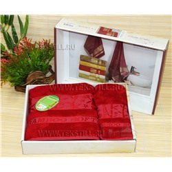 70x140 см. + 50x90 см. Бамбуковый Набор Полотенец 2 шт/уп. Bamboo Maxisoft Cestepe
