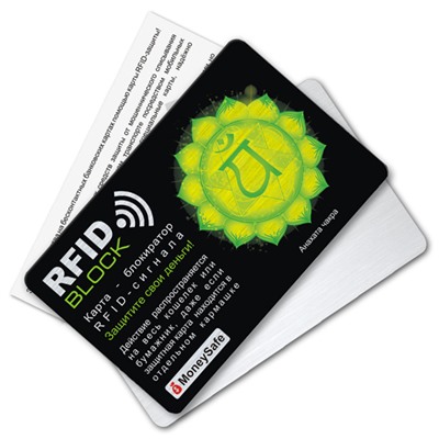 RF040 Защитная RFID-карта Анахата чакра, металл