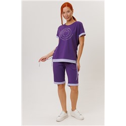 Женский костюм с бермудами 2150/2 / Фиолетовый