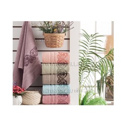 Махровые Лицевые Полотенца 50x90 см. 6 шт/уп. Cotton PURRY