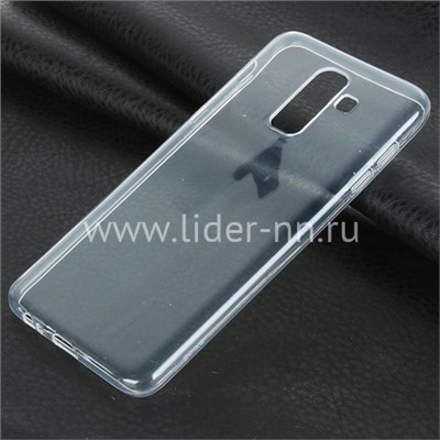 Задняя панель для Samsung Galaxy J8 2018 SM-J810F Силикон  прозрачная (пакет)