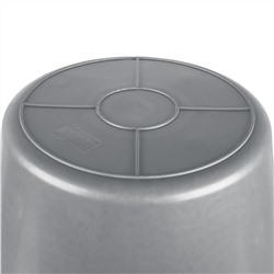 Ведро строительное пластмассовое 12 л, ударопрочное, обрезиненная ручка Matrix