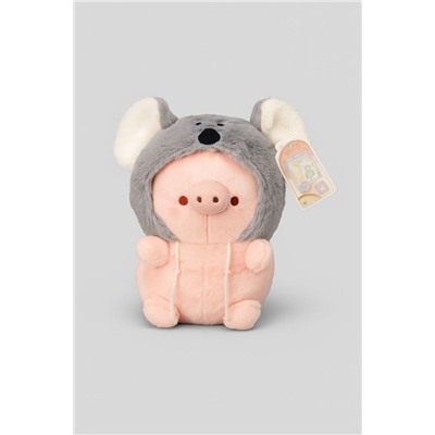 Мягкая игрушка "Pig masquerade", grey, 30 см