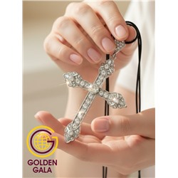 Кулон на кожаном шнурке "Женская грация" Арт КШ2130/21