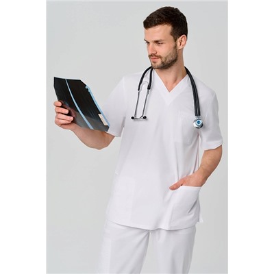 Топ медицинский мужской 6-01-25-1 / Insoft 0 Белый