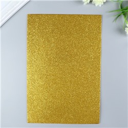 Фоамиран глиттерный Magic 4 Hobby 2 мм цв. золото, 20×30 см