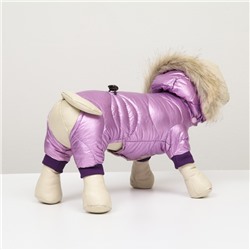 Комбинезон «Девочка» с утяжкой, размер 8 (ДС 23 см, ОГ 30, ОГ 22 см), сиреневый