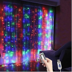 Светодиодная лента LEDWALL (Разноцветная) на пульте управления