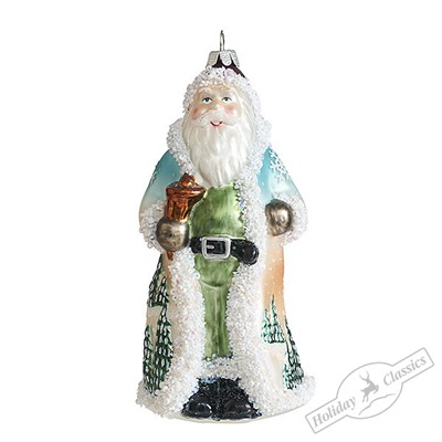 Дед Мороз "Утро в лесу" (стекло) 7х6,5х14,5 см