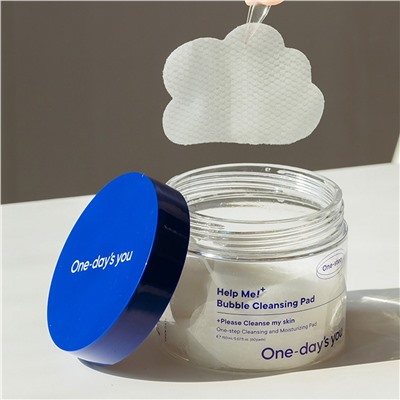 One-day's you Очищающие пузырьковые пэды для лица / Help Me Bubble Cleansing Pad, 60 шт.
