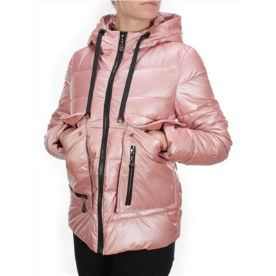 8063 PINK Куртка демисезонная женская (130 гр. синтепон)
