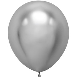 М039Шары однотон хром серебро18"50ш