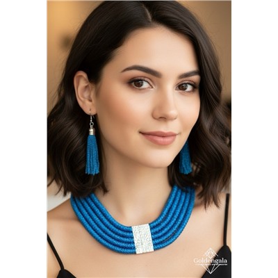 Набор бижутерии колье трансформер и серьги П5/002