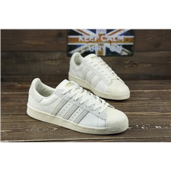 Adidas SUPERSTAR ‘SIZE TAG из натуральной кожи и замши