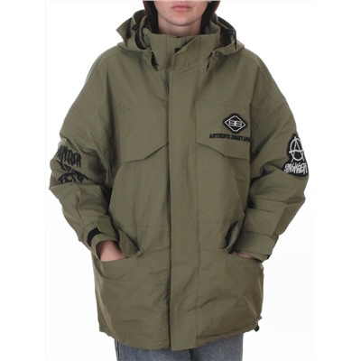 3104 GREEN Куртка демисезонная женская (100 гр. холлофайбер)