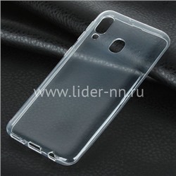 Задняя панель для Samsung Galaxy  A40 SM-A405 Силикон  прозрачная (пакет) Brauffen